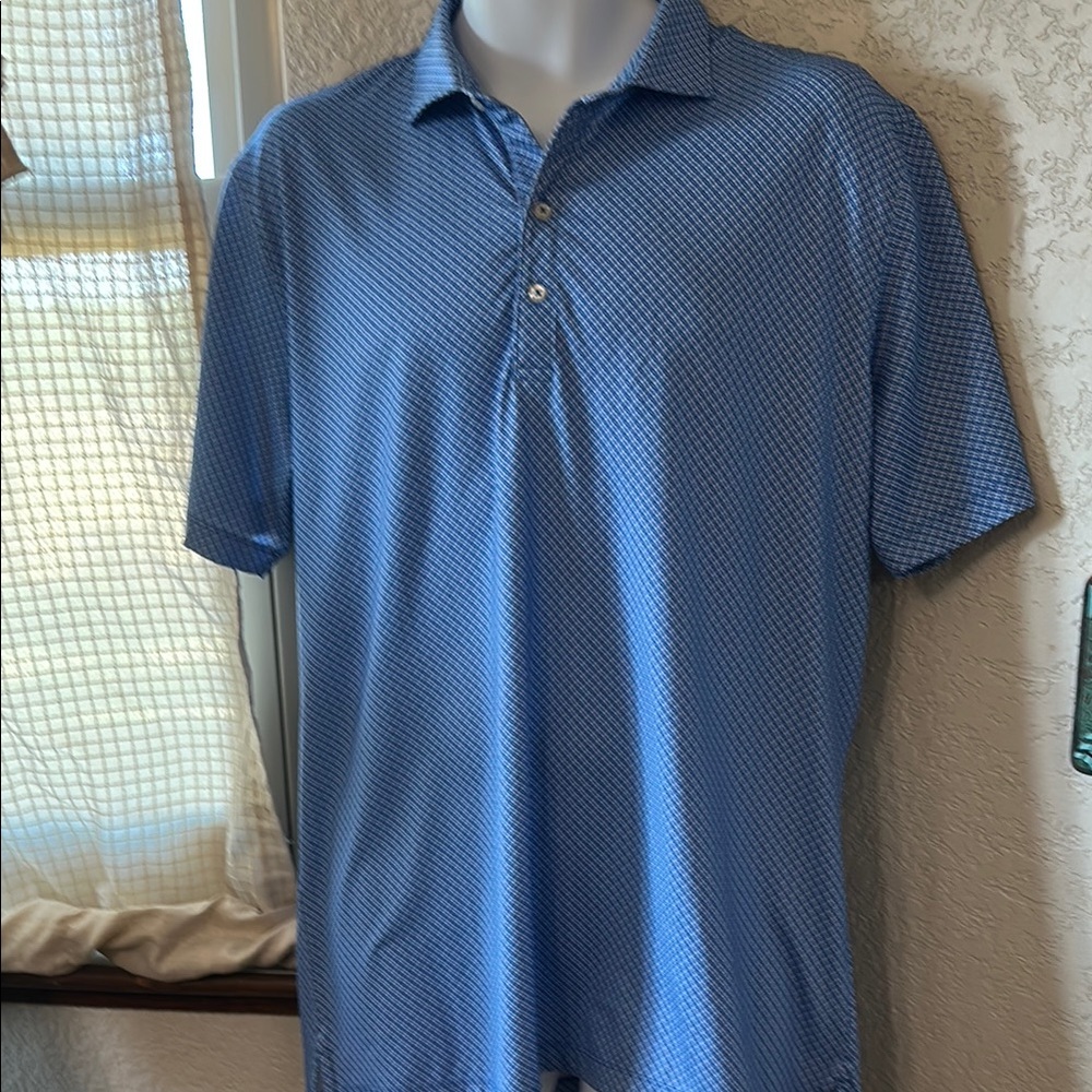 Johnnie-O Golf Polo w UPF 50 Sun Protection Sz L